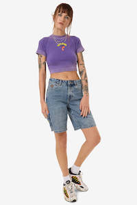 Worship Womens Floater Carpenter Short Storm Blue