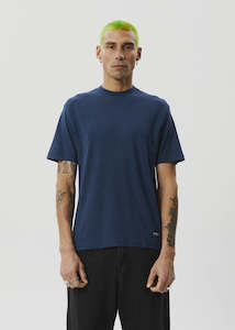 Afends Classic Hemp Retro Fit Tee Navy