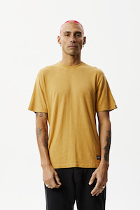 Afends Classic Hemp Retro Fit Tee Mustard