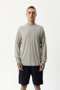 Afends Essential Hemp Retro L/S Tee Olive