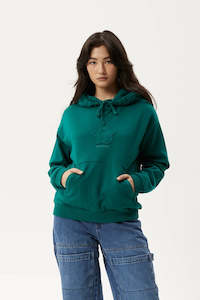 Afends Womens: Afends Blossom Pull On Hood Pine