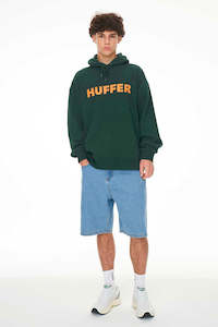 Essentials Mens: Huffer Block Hood 350/Apply Kelp