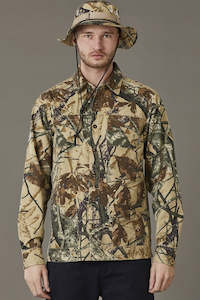 Essentials Mens: Just Another Fisherman Cant See Me Shacket Camo