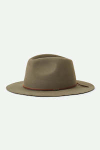 Brixton Womens: Brixton Wesley Fedora Military Olive