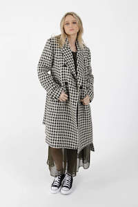 Fed20: Federation Central Park Coat 2.0 - Houndstooth