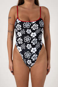 Inner Relm Hellacute One Piece Aloha Black