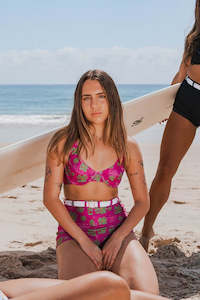 Inner Relm BoomPow Bra Cup Bikini Top Magenta