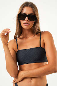 Afends Samia - Recycled Bikini Top - Black