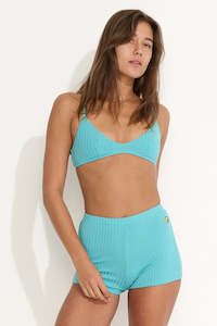 Bikini Bottoms: Misfit Leone Swim Short Turquoise