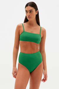 Assembly High Waist Brief Bermuda Green