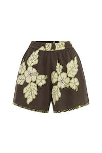 Womens Clothing Shorts: It's Now Cool The Vacay Short Hibiscus