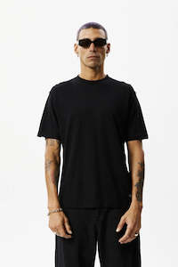 Afends: Afends Classic Hemp Retro Fit Tee Black