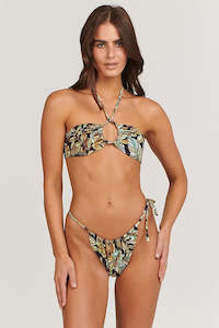 Bikini Tops: Charlie Holiday Marty Top Tropical Palm