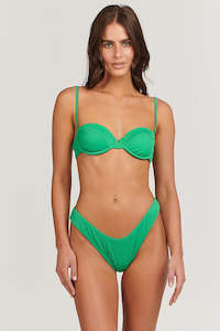 Bikini Tops: Charlie Holiday Ruby Bra Green