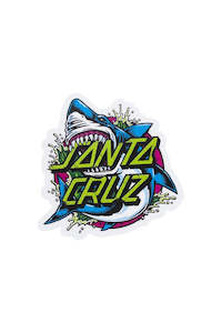 Santa Cruz Youth Shark Dot Sticker Turquoise