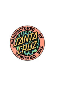 Gifts: Santa Cruz Youth Primal Mfg Dot Sticker Orange