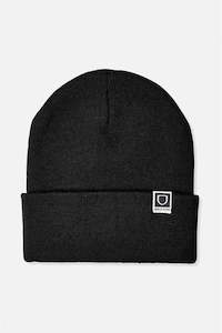 Brixton Hats: Brixton Harbor Beta Watch Cap Beanie Black