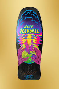 SIGNED by JEFF KENDALL : Santa Cruz Kendall End Of The World Reissue 10.0x29.7in