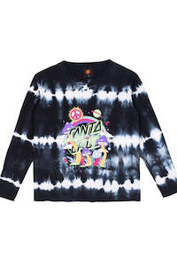 Santa Cruz Once Upon A Dye Tee Black Tie Dye