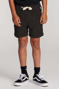 Size 2: Critical Slide All Day Cord Kids Short Washed Black