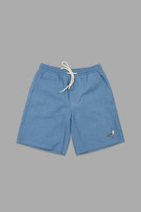 Just Another Fisherman Mini Gull Shorts Blue Denim