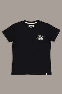 Just Another Fisherman Mini Snaps Tee Black