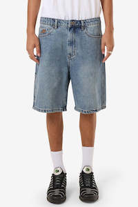 Worship Chalice Lounger Jean Short Storm Blue