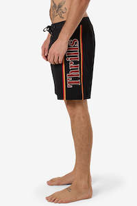 Thrills Never Stop Boardshort Black