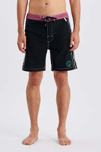 Size 30: Critical Slide Boneyard 18" Panel Boardshort Black