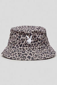 Size S M: Playboy Leopard Bunny Bucket Hat Bucket Hat Lepoard