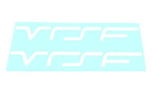 VRSF Logo Window Decals – White