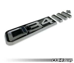 Motor vehicle part dealing - new: 034Motorsport Dynamic+ Badge