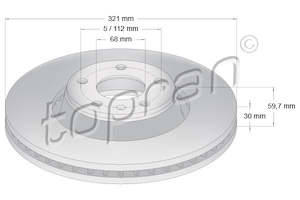 FRONT BRAKE ROTOR SET | 4F0615301E