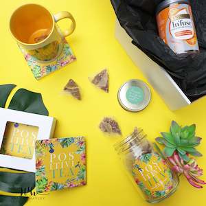 POSITIVITEA gift box - 'passionfruit, mango & blood orange'