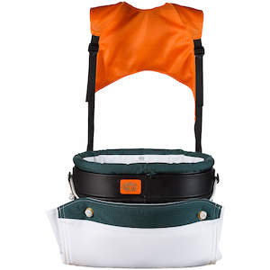 Frontpage: Harvestwear 14L Hard Shell Stonefruit Picking Bucket with Support+ Harness