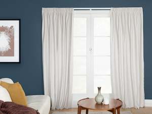 Ruapehu Blockout Pencil Pleat Curtains - Nougat