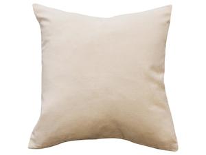 Majestic Velvet-Linen Nude Filled Cushion