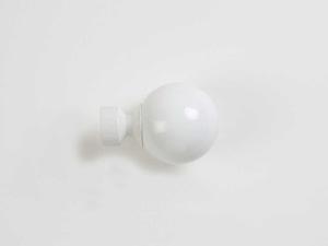 Clearance Poles Apart White Sphere Finials