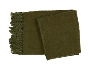 Rhapsody Acrylic Throw Khaki