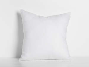 Maia Linen Filled Cushion - White