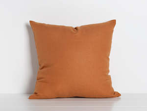 Maia Linen Filled Cushion - Saffron