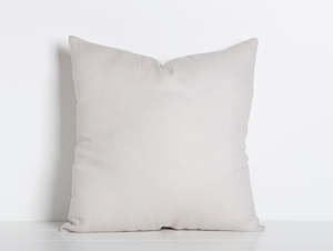 Maia Linen Filled Cushion - Ricepaper