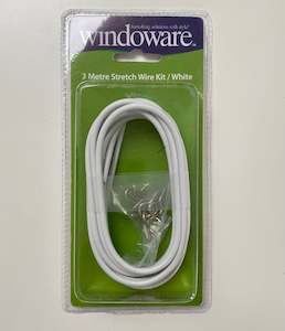 Blind: MCP - Curtain Wire 3m + Hooks & Eyes Set