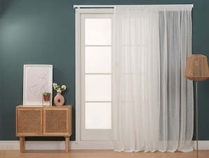 Blind: Rhapsody White Sheer Curtains