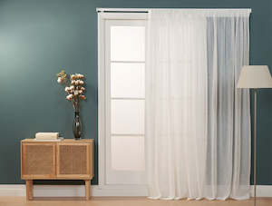 Rhapsody Ivory Sheer Curtains