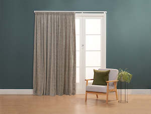 Blind: Savannah Lined Velvet Pencil Pleat Curtains - Silver