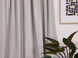 Blind: Waihi Linen Blockout Pencil Pleat Curtains