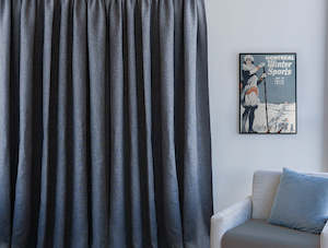 Blind: Jasper Dimout Pencil Pleat Curtains - Grey