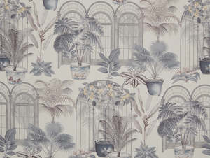 Victorian Glasshouse Putty Fabric