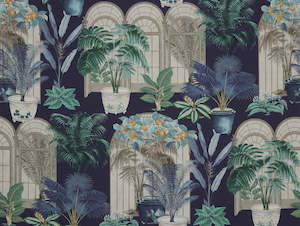 Blind: Victorian Glasshouse Moonlight Fabric